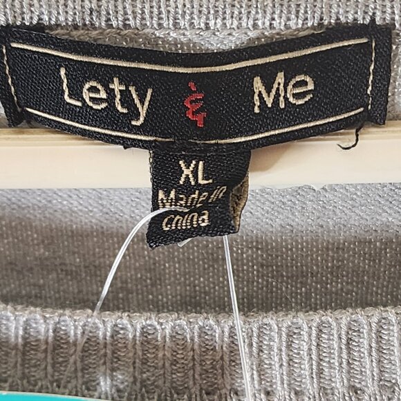 Lety & Me Elsie Ribbed Sweater – XL NWT - Picture 7 of 12